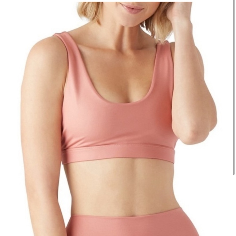 Glyder // Coral Twist Back Sports Bra